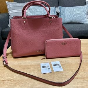 Kate Spade New York Satchel and Matching Wallet